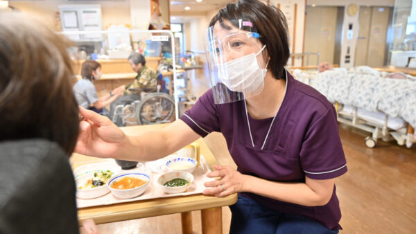 母の施設で